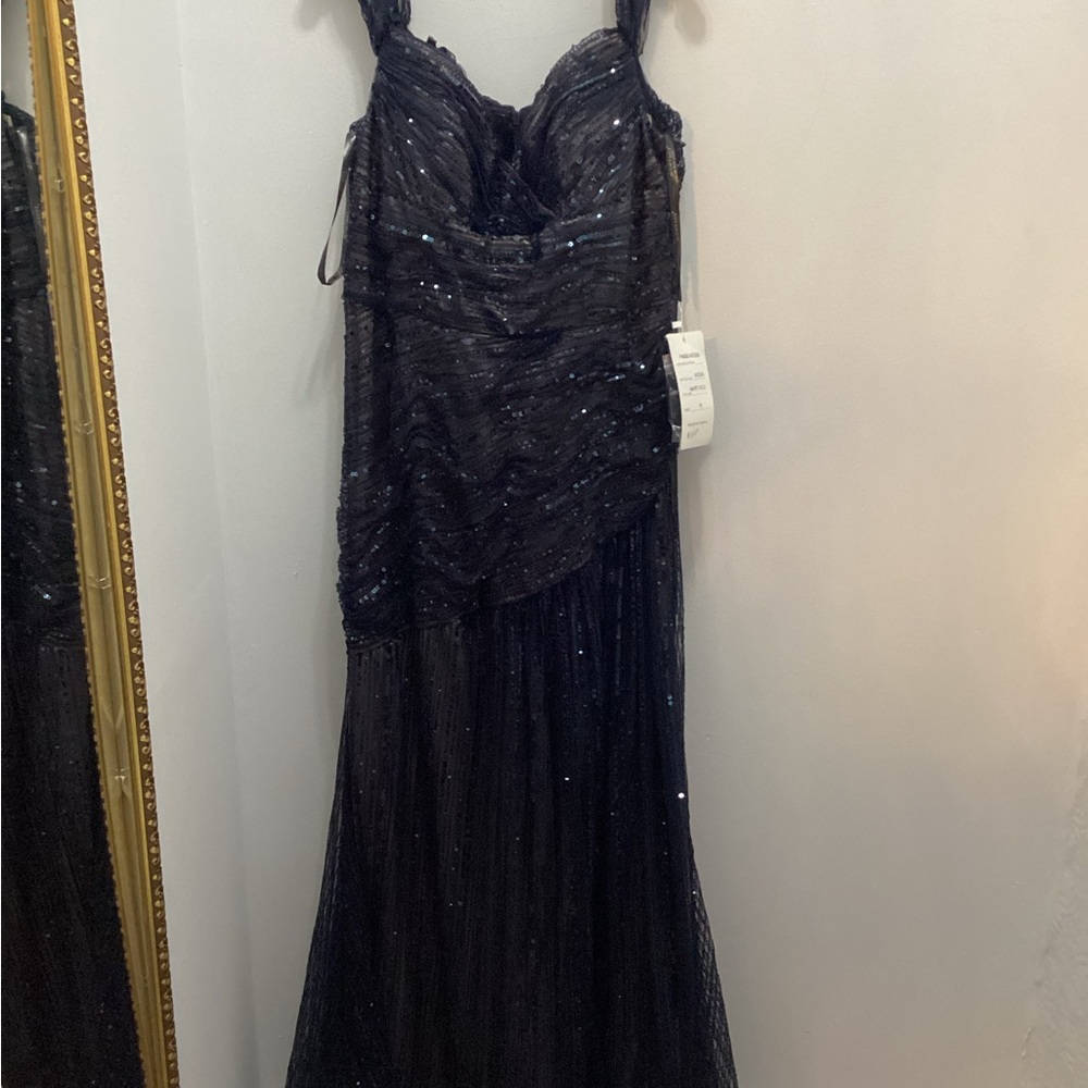 Montage mothers dress, m2240, navy, size 16